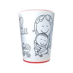 Copo para Colorir Color Te Amo Mãe 10cm - 01 unidade - magazine 25