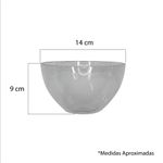 Tigela Bowl Lilás Transparente 900 ml - 1 Unidade - Agraplast - Magazine 25