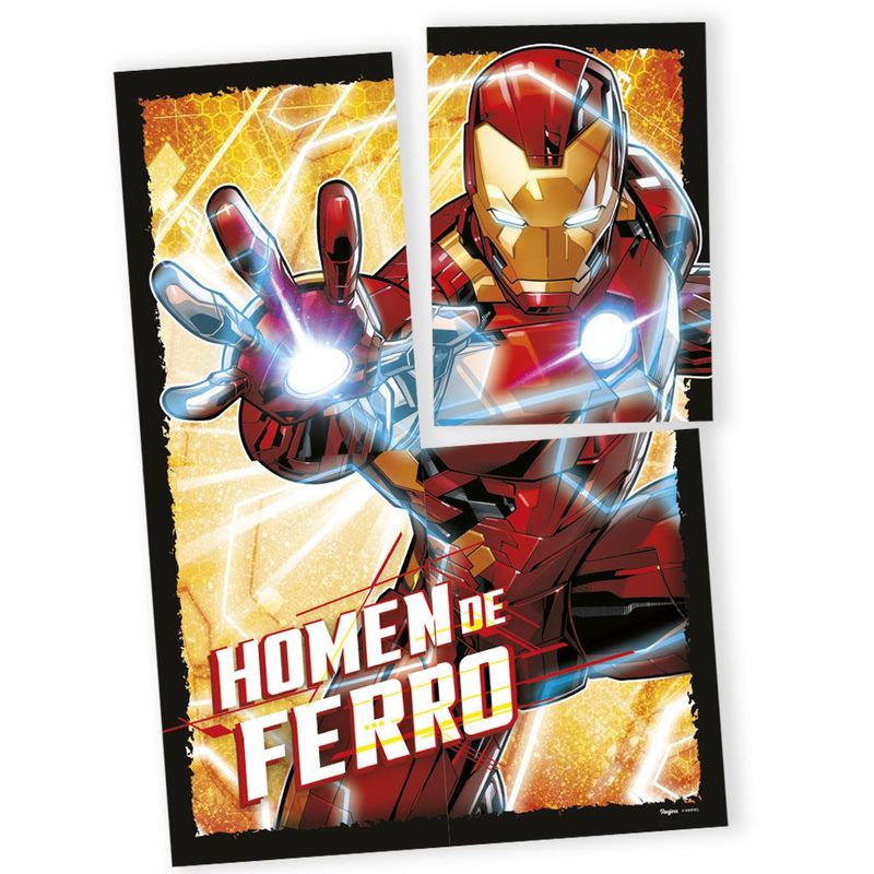 Painel Decorativo Festa Homem de Ferro - 01 unidade - Regina - Magazine 25