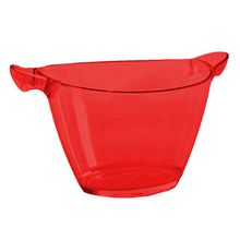 Balde de Gelo Vermelho Transparente 7 Litros 791 - Agraplast - 1 Unidade - Magazine 25