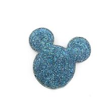 Aplique Urso Glitter Azul - 6,5cm - 2 Un - Artegift - Magazine 25