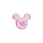 Aplique Urso Nacarado Rosa - 5cm - 2 Un - Artegift - Magazine 25