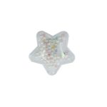 Aplique Estrela Incolor Pérola Branco - 5cm - 2 Un - Artegift - Magazine 25