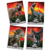 Quadro Decorativo Festa Festa Jurassic World - 04 unidades - Festcolor - Magazine 25s