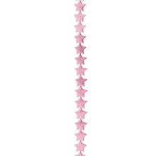 Fio Decorativo Estrela  Rosa - 1,2 cm x 5 m - 1 unidade - Cromus - Magazine 25