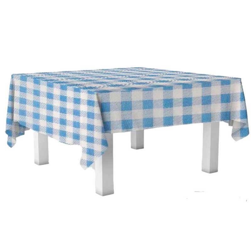 Toalha de Mesa em TNT - 70x70cm - Xadrez Azul - 5 unidades - Best Fest - Magazine 25