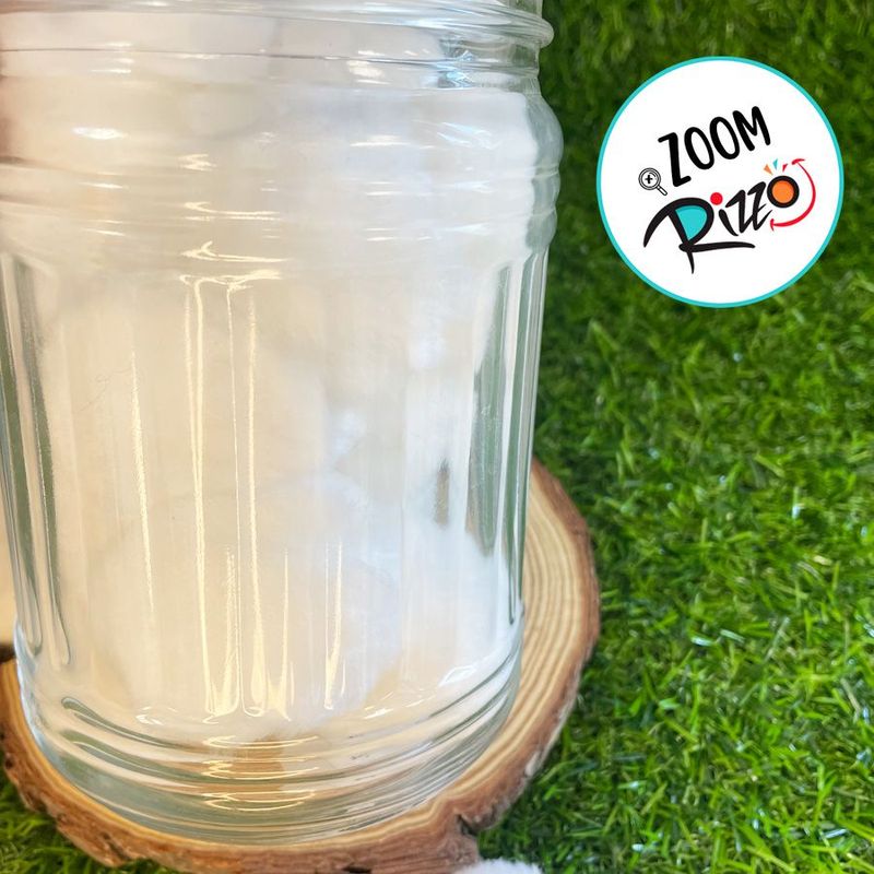 Pote de Vidro Canelado com Tampa Hermética - 17,5cm - 700ml - 1 unidade - Magazine 25