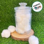 Pote de Vidro Canelado com Tampa Hermética - 17,5cm - 700ml - 1 unidade - Magazine 25