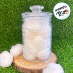 Pote de Vidro Canelado Horizontal com Tampa Hermética - 17,5cm - 700ml - 1 unidade - Magazine 25