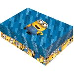 Caixa para Presente Retangular M - Minions 2 - 1 unidade - Festcolor - Magazine 25