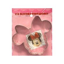 Cortador - Face Minnie Mouse G - Ref 513 - 1 UN - R R Cortadores - Magazine 25