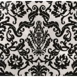 Papel Chumbo 10x9,7cm - Adamascado Preto Branco - 300 folhas - Cromus - Rizzo Embalagens