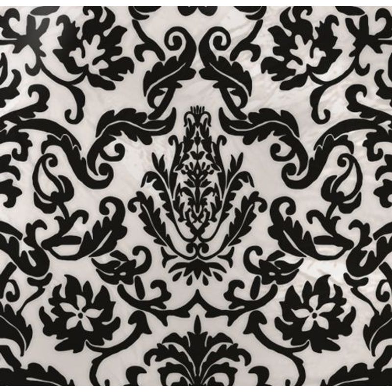 Papel Chumbo 10x9,7cm - Adamascado Preto Branco - 300 folhas - Cromus - Rizzo Embalagens