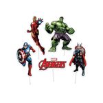 Decoração de bolo Avengers - 04 Unidades - Regina Festas - Magazine 25