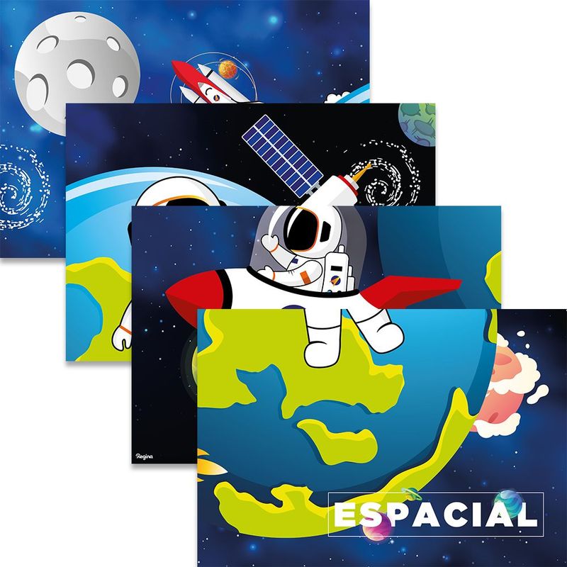 Painel Decorativo 126X88 Cm Espacial 01 Unidade - Regina - Rizzo Embalagens