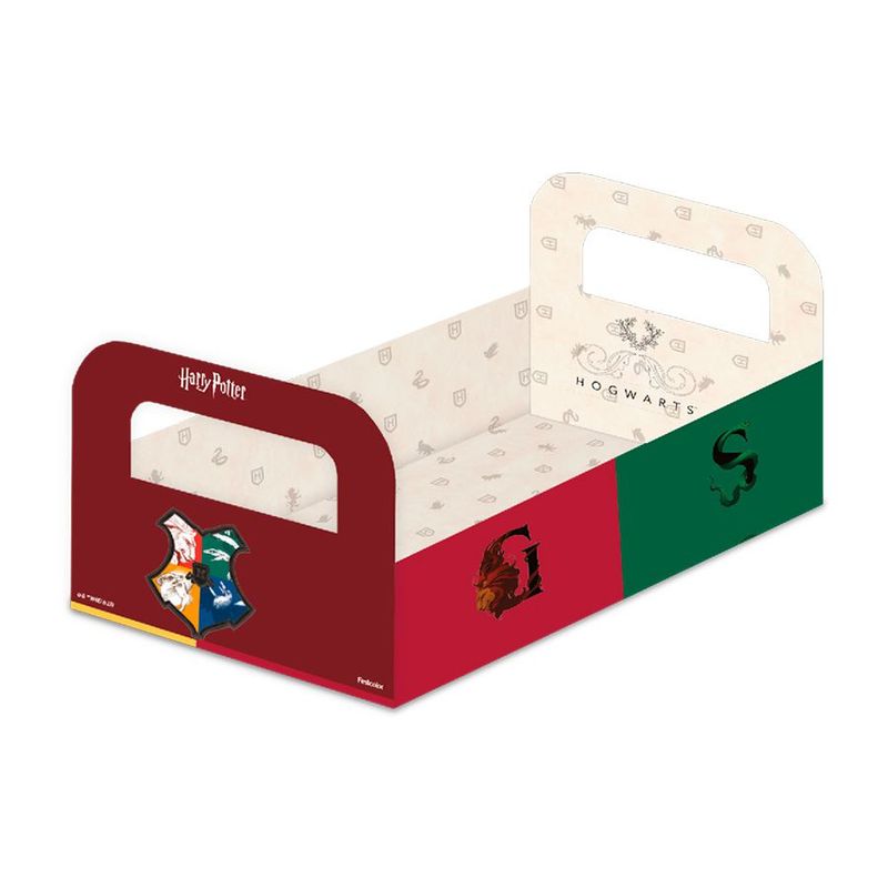 Caixote de Papel Cartão M - Harry Potter - 1 unidade - Festcolor - Magazine 25