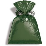 Saco Metalizado Dark Green 30x44cm - 50 unidades - Cromus - Rizzo Embalagens