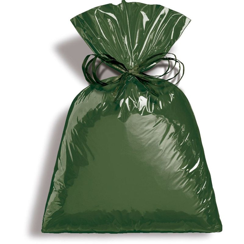 Saco Metalizado Dark Green 30x44cm - 50 unidades - Cromus - Rizzo Embalagens