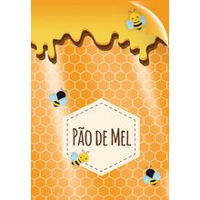 Saco Decorado Pão de Mel - 10cm x 14cm - 50 unidades - Cromus - Magazine 25