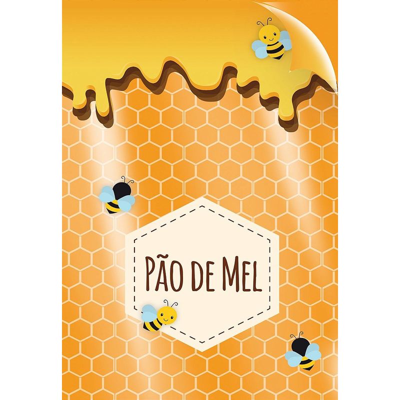 Saco Decorado Pão de Mel - 10cm x 14cm - 50 unidades - Cromus - Rizzo Embalagens