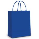 Sacola de Papel G 32x26,5x13cm - Azul Royal - 10 unidades - Cromus - Rizzo Embalagens