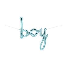 Balão de Festa Microfoil 42" 107cm - Boy Pastel Azul - 01 Unidade - Qualatex - Magazine 25