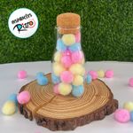Pote de Vidro com Tampa de Rolha - 11x5cm - 200ml - 1 unidade - Magazine 25