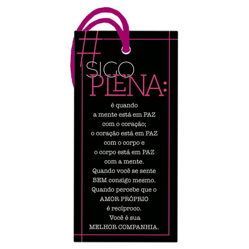 Decor Home Tag "Sigo Plena" - DHT2-127 - LitoArte - Rizzo