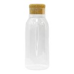 Pote de Vidro com Tampa de Rolha - 21x8cm  - 900ml - 1 unidade - Magazine 25