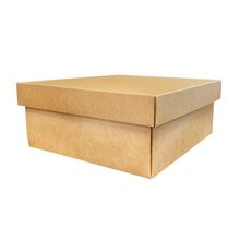 Caixa Quadrada - Kraft - C/ Tampa - 23,5x9,5cm - 01 UN - Artlillie - Magazine 25