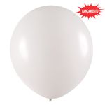 Balão de Festa Redondo Profissional Látex Liso 24'' 60cm - Branco - 3 unidades - Art Latex - Magazine 25
