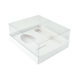 Caixa com Visor S21 (15cmx15cmx4cm) - Vermelho - 10 unidades - Assk - Magazine 25