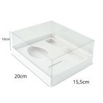 Caixa com Visor S21 (15cmx15cmx4cm) - Vermelho - 10 unidades - Assk - Magazine 25