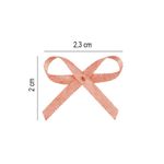 Lacinho Rose Gold Tipo Mosquitinho - Pct c/ 100 peças - Laços Marcela - Rizzo Embalagens