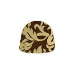 Papel Chumbo 10x9,7cm - Adamascado Marrom Ouro - 300 folhas - Cromus - Rizzo Embalagens