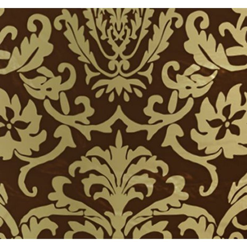 Papel Chumbo 10x9,7cm - Adamascado Marrom Ouro - 300 folhas - Cromus - Rizzo Embalagens