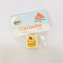Carimbo de Madeira - Pedaço de Bolo - P - 1 UN - Magazine 25