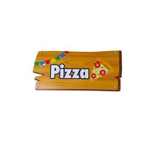 Placa de Sinalização Pizza Festa Junina - 01 unidade - Cromus - Magazine 25s