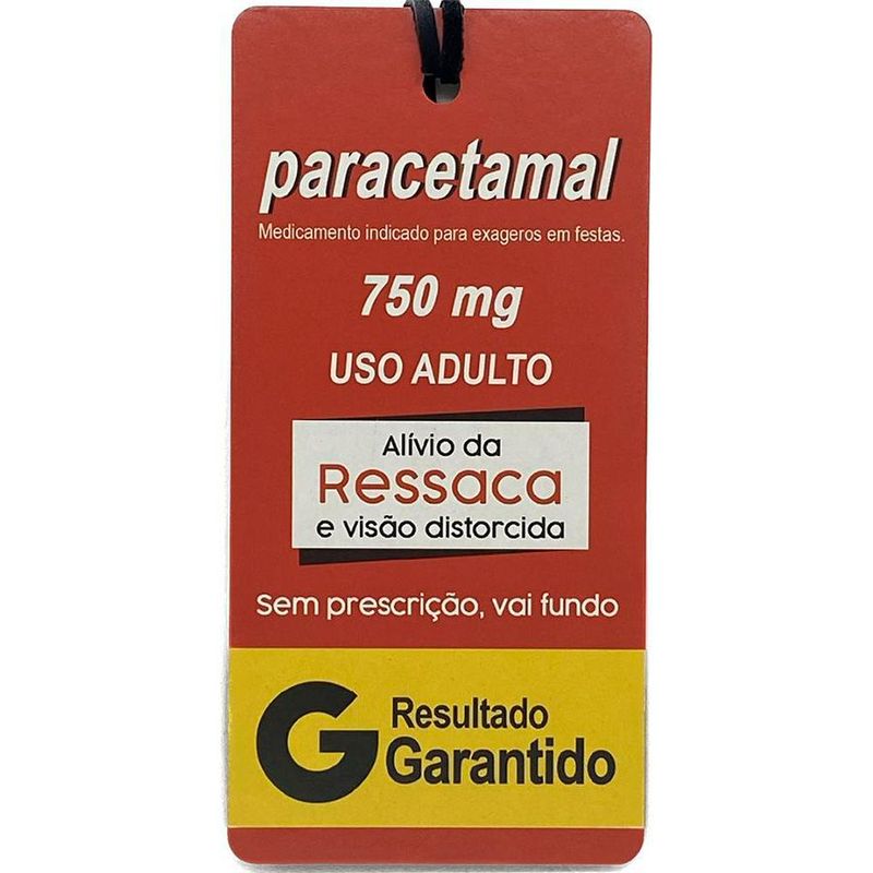 Decor Home Tag "Remédio Paracetamal" - DHT2-113 - 1 unidade - Litoarte - Magazine 25