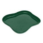 Bandeja Orgânica  - 18x14,5 cm -   Verde Folha - 1 unidade - Só Boleiras - Magazine 25