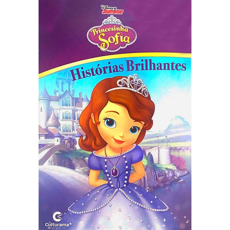 Livro Historias Brilhantes Disney - Princesinha Sofia - 1 unidade - Culturama - Magazine 25