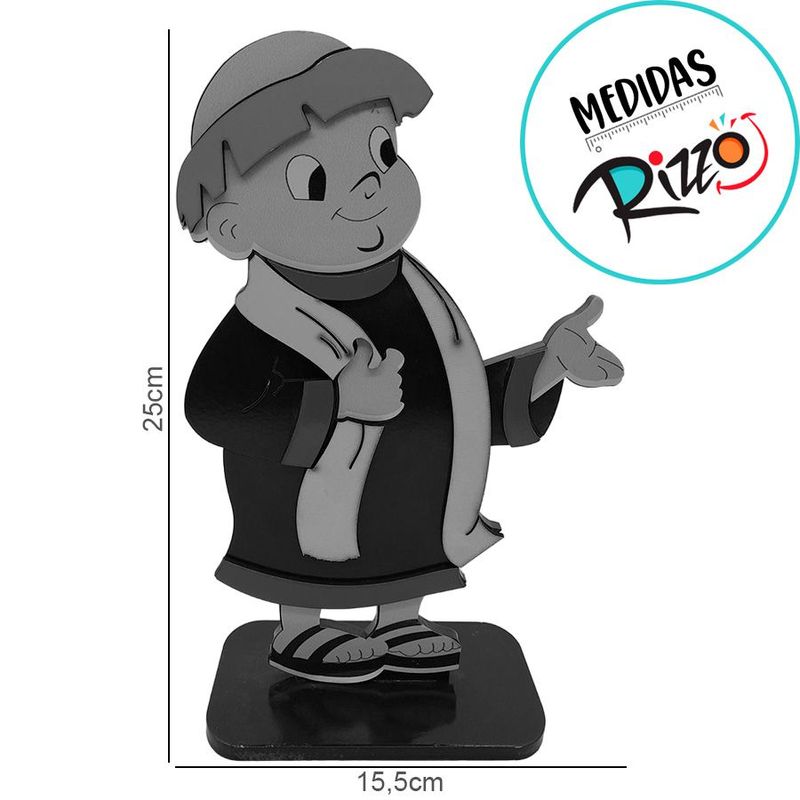 Enfeite MDF - Padre São Francisco de Assis - 1 unidade - Magazine 25