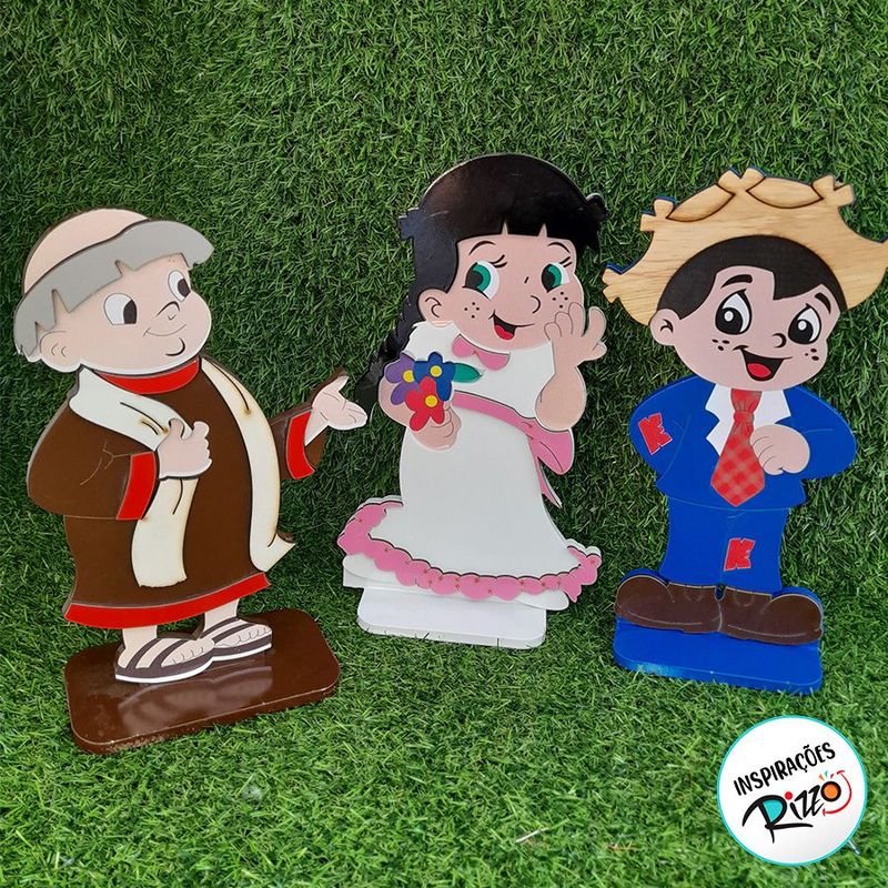 Enfeite MDF - Padre São Francisco de Assis - 1 unidade - Magazine 25