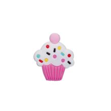 Aplique Cupcake Pink Silicone - 3,5cm - 4 Un - Artegift - Magazine 25