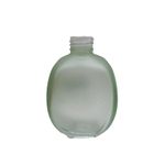 Frasco para aromatizador de Vidro Oval - Difusor Cristal Verde - 220ml - 1 unidade - Magazine 25