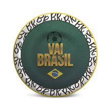 Prato Petisqueira - Brasil Copa 2022 - 18cm  - 8 unidades - Cromus - Magazine 25