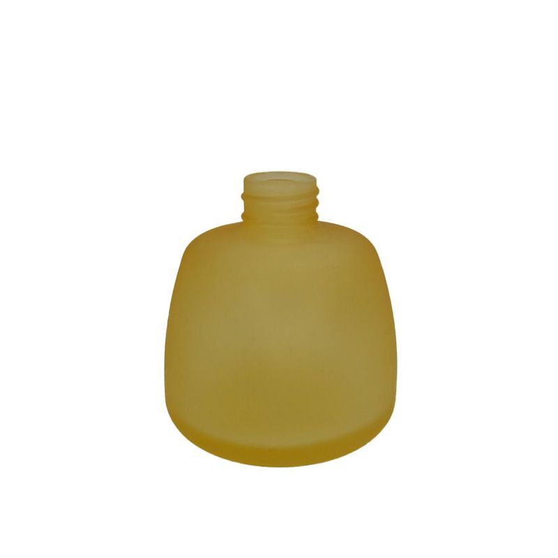 Frasco para aromatizador de Vidro Redondo - Difusor Cristal Ouro - 200ml - 1 unidade - Magazine 25
