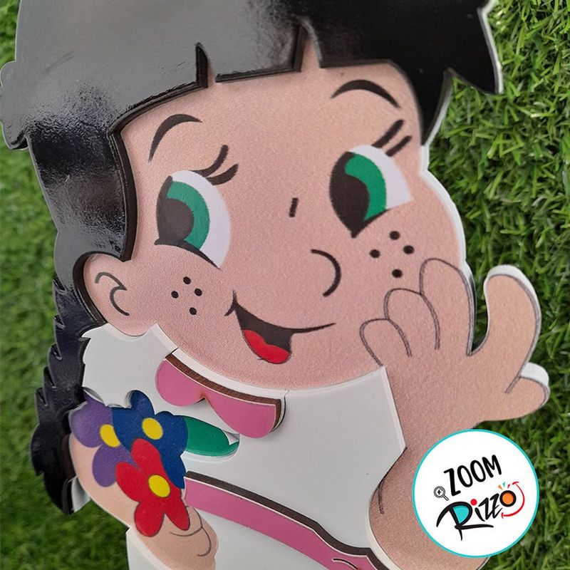 Enfeite MDF - Noiva Caipira - 1 unidade - Magazine 25
