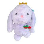 Coelho de Pelúcia Roxo com Coroa - 22cm - 1 unidade - Magazine 25