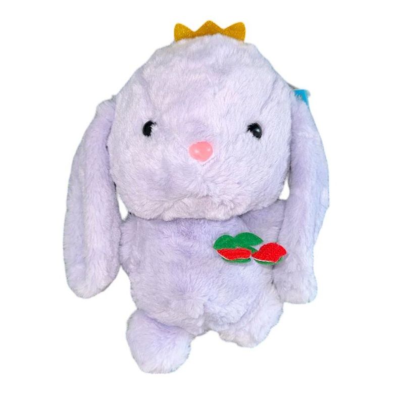 Coelho de Pelúcia Roxo com Coroa - 22cm - 1 unidade - Magazine 25